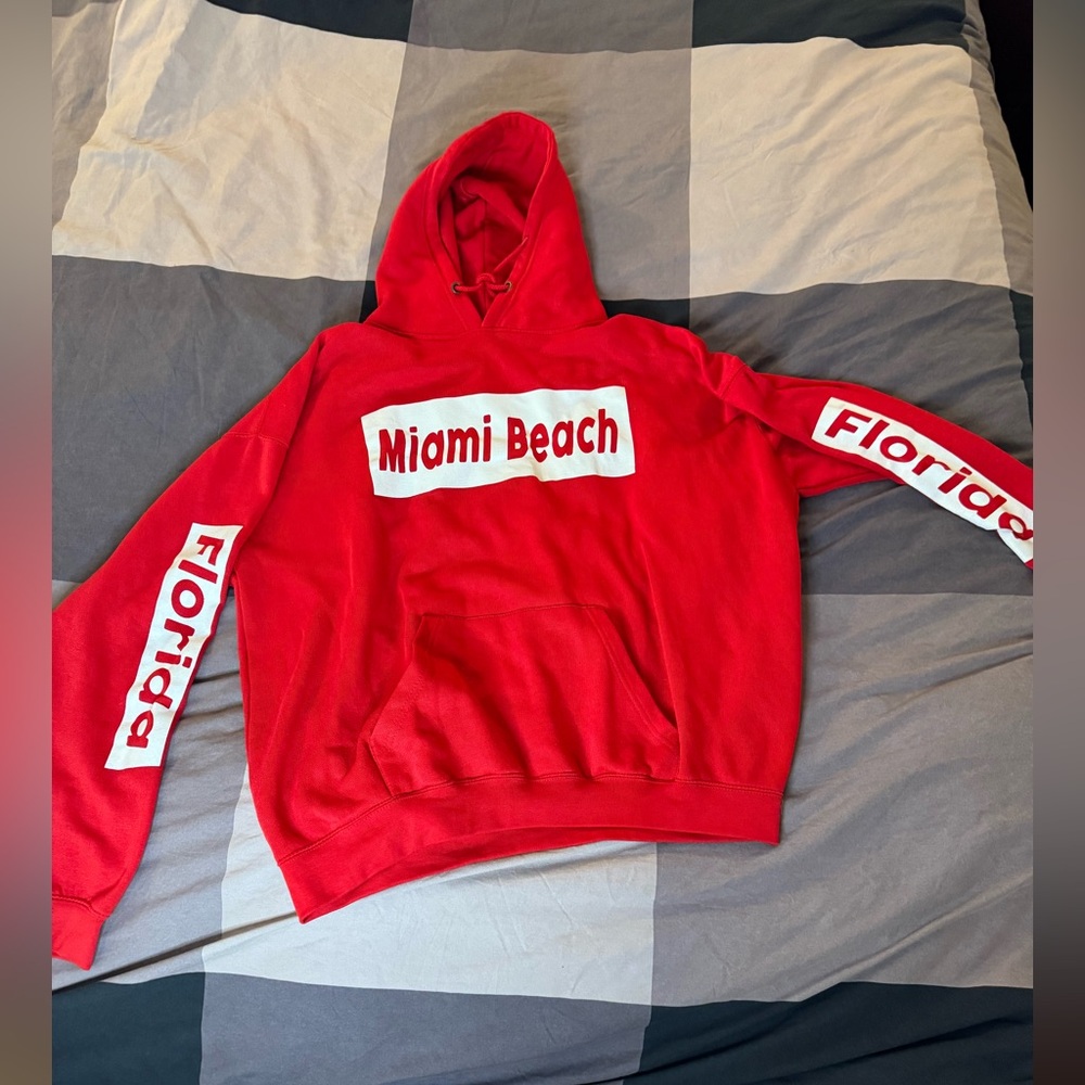 🟢PACIFIC & CO red XL hoodie.🟢